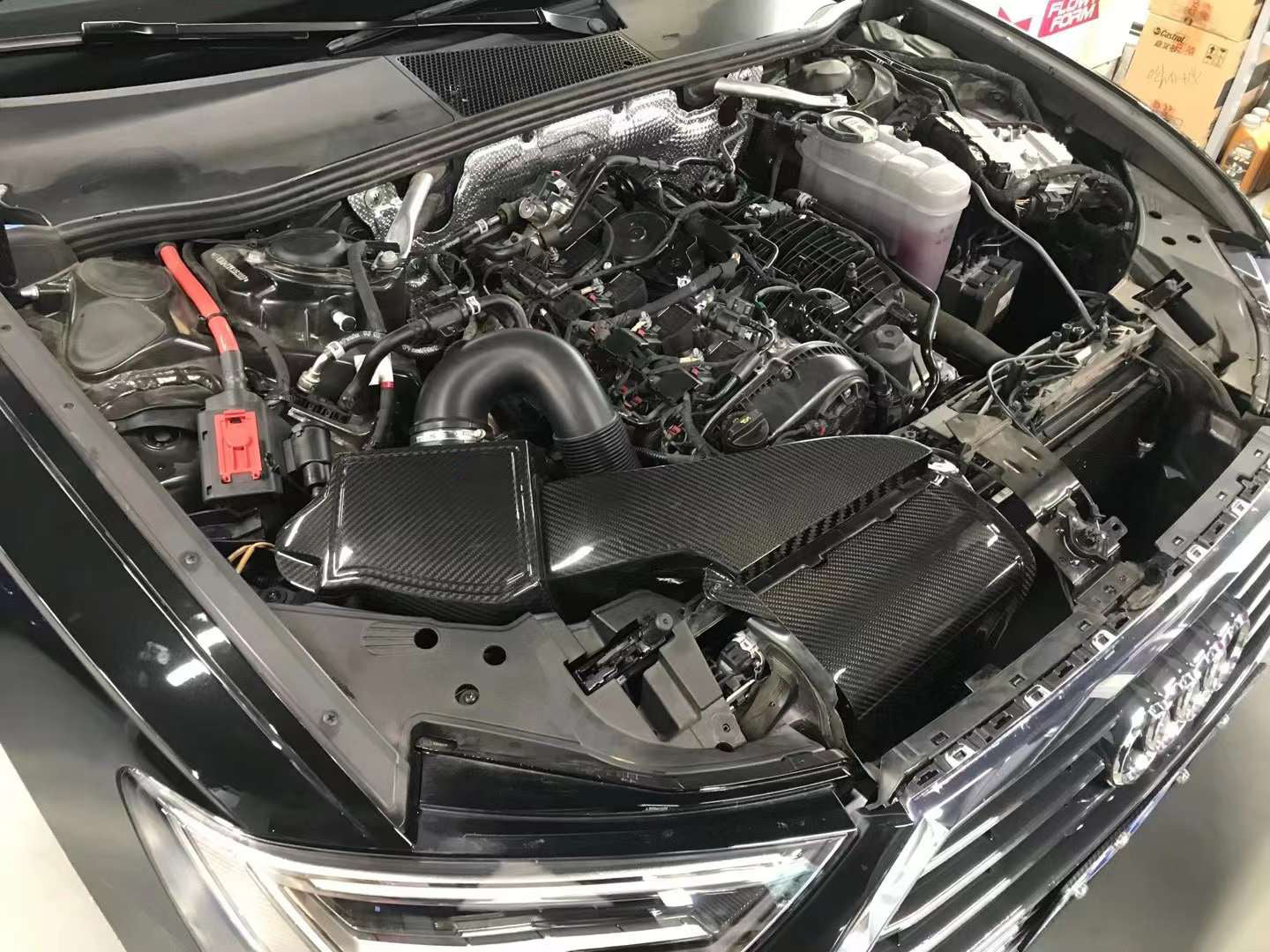 Audi A6 A7 C8 C8.5 2019-ON (EA888) with Aftermarket Parts - Air Intake Systems Pre-preg Carbon Fiber from Ventus Veloce