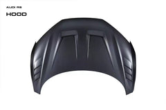 Audi R8 Gen 2 2017 2018 2019 2020 2021 2022 2023 with Aftermarket Parts - Vented Hood Bonnet Carbon Fiber from Ventus Veloce