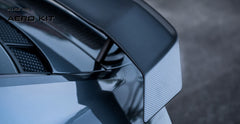 Audi R8 Gen 2 2017 2018 2019 2020 2021 2022 2023 with Aftermarket Parts - V1 Style Rear Wing Dry Pre-preg Carbon Fiber from Ventus Veloce