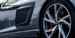 Audi R8 Gen 2 2020 2021 2022 2023 with Aftermarket Parts - Side Blades Carbon Fiber from Ventus Veloce