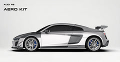 Audi R8 Gen 2 2020 2021 2022 2023 with Aftermarket Parts - Front Canards Carbon Fiber from Ventus Veloce