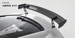 Audi R8 Gen 2 2017 2018 2019 2020 2021 2022 2023 with Aftermarket Parts - V1 Style Rear Wing Dry Pre-preg Carbon Fiber from Ventus Veloce