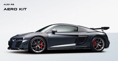 Audi R8 Gen 2 2020 2021 2022 2023 with Aftermarket Parts - Front Lip Carbon Fiber / FRP from Ventus Veloce