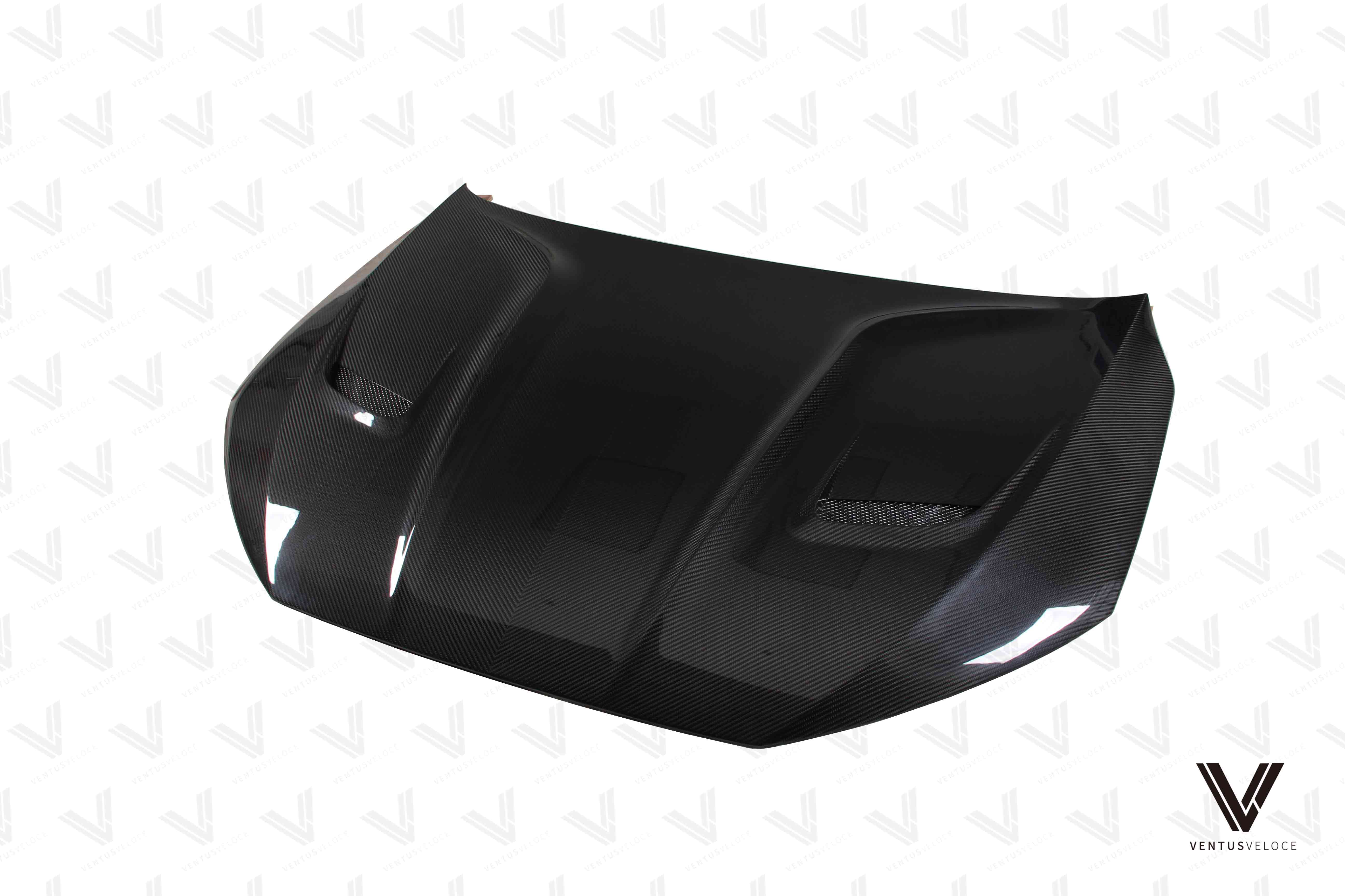 Audi RS3 S3 A3 8Y 8Y.5 2022-ON with Aftermarket Parts - Hood Bonnet Double-sided Dry Pre-preg Carbon Fiber from Ventus Veloce