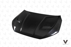 Audi RS3 S3 A3 8Y 8Y.5 2022-ON with Aftermarket Parts - Hood Bonnet Double-sided Dry Pre-preg Carbon Fiber from Ventus Veloce