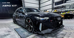 Audi RS6 & RS7 C8 2020-ON with Aftermarket Parts - Front Lip Carbon Fiber from Ventus Veloce