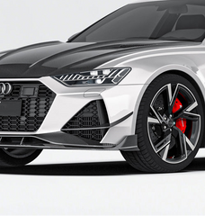 Audi RS6 & RS7 C8 2020-ON with Aftermarket Parts - Front Canards Carbon Fiber from Ventus Veloce