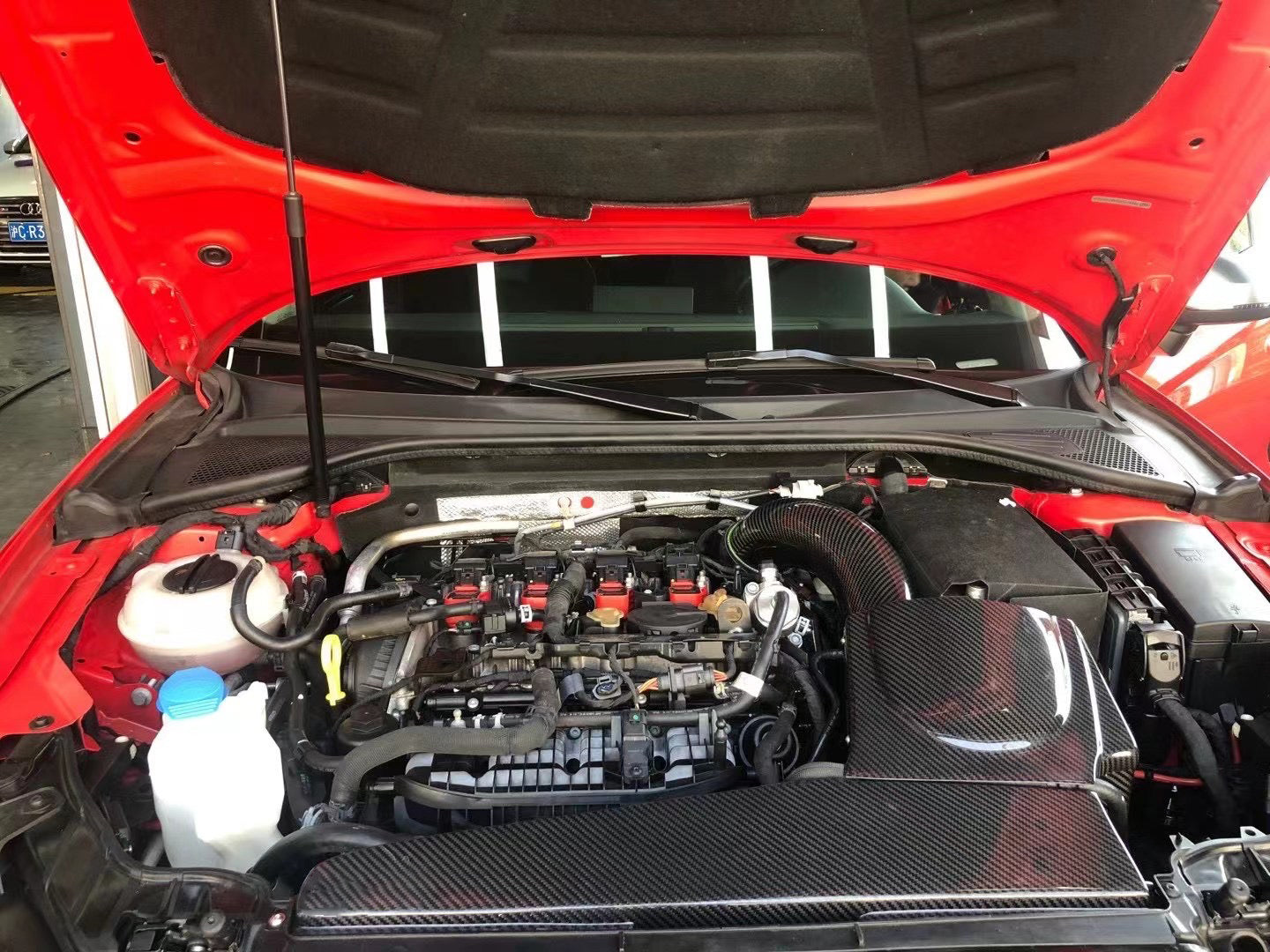 Audi TT TTS MK3 2015 2016 2017 2018 2019 2020 2021 2022 2023 (EA888) with Aftermarket Parts - Air Intake Systems Pre-preg Carbon Fiber from Ventus Veloce