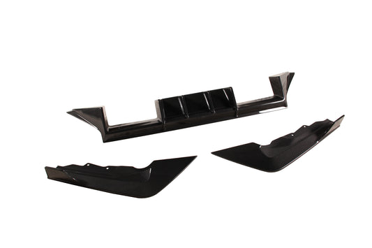 BMW M2C M2 G87 2023-ON with Aftermarket Parts - V1 Rear Diffuser Pre-preg Carbon Fiber from Ventus Veloce