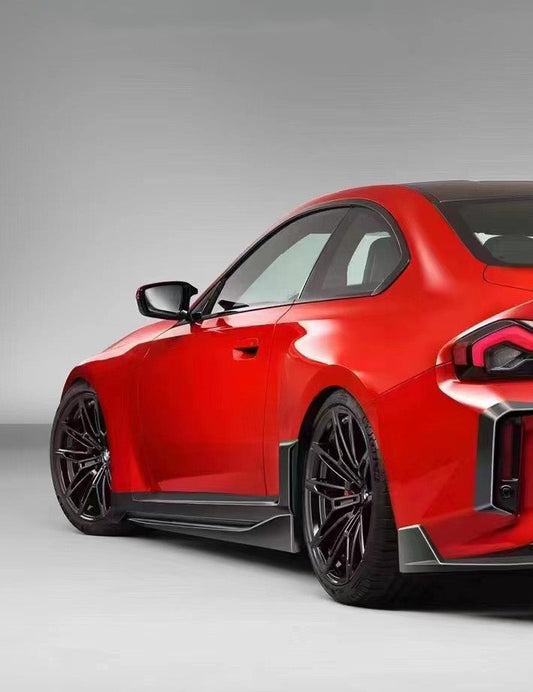 BMW M2C M2 G87 2023-ON with Aftermarket Parts - V2 Side Skirts Pre-preg Carbon Fiber from Ventus Veloce