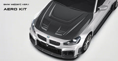 BMW M2CS M2 G87 2023-ON with Aftermarket Parts - V1 Front Lip Dry Pre-preg Carbon Fiber from Ventus Veloce