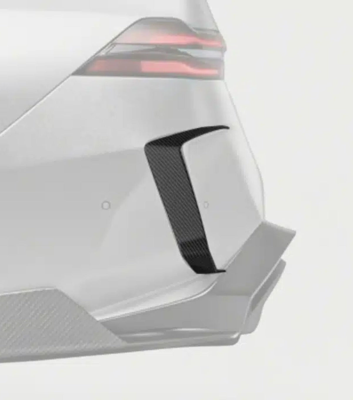 BMW M5 M5C G90 G99 2025-ON with Aftermarket Parts - Rear Bumper Canards Dry Pre-preg Carbon Fiber from Ventus Veloce