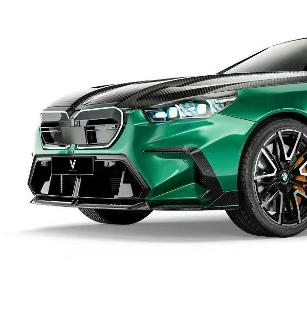 BMW M5 M5C G90 G99 2025-ON with Aftermarket Parts - Front Lip Dry Pre-preg Carbon Fiber from Ventus Veloce