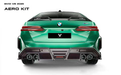 BMW M5 M5C G90 G99 2025-ON with Aftermarket Parts - Rear Bumper Canards Dry Pre-preg Carbon Fiber from Ventus Veloce