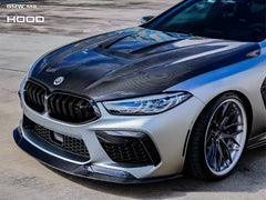 BMW M8 M8C F91 F92 F93 2019-ON with Aftermarket Parts - PT Front Fenders Trim Pre-preg Carbon Fiber from Ventus Veloce