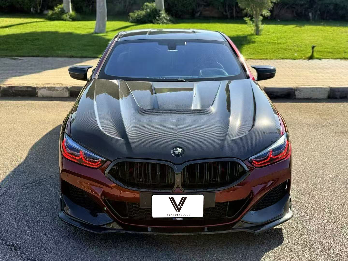 BMW M8 M8C F91 F92 F93 2019-ON with Aftermarket Parts - PT Front Fenders Trim Pre-preg Carbon Fiber from Ventus Veloce