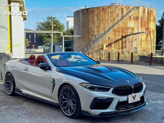 BMW M8 M8C F91 F92 F93 2019-ON with Aftermarket Parts - PT Hood Trim Pre-preg Carbon Fiber from Ventus Veloce