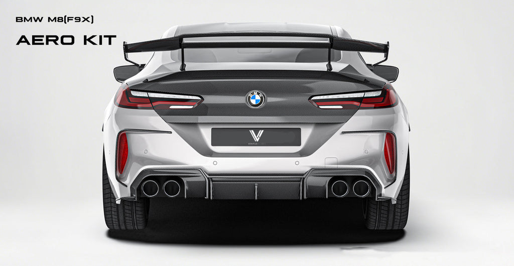 BMW M8 M8C F91 F92 F93 Aftermarket Parts - Ventus Veloce Rear Diffuser ...