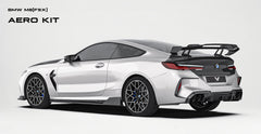 BMW M8 M8C F91 F92 F93 2019-ON with Aftermarket Parts - PT Front Fenders Trim Pre-preg Carbon Fiber from Ventus Veloce