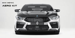 BMW M8 M8C F91 F92 F93 2019-ON with Aftermarket Parts - PT Hood Trim Carbon Fiber from Ventus Veloce