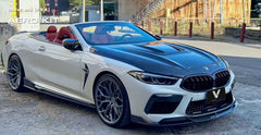 BMW M8 M8C F91 F92 F93 2019-ON with Aftermarket Parts - PT Hood Trim Carbon Fiber from Ventus Veloce