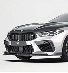 BMW M8 M8C F91 F92 F93 2019-ON with Aftermarket Parts - PT Front Lip & Bumper Trim Pre-preg Carbon Fiber from Ventus Veloce