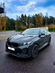 BMW X6 M60I xDrive40i G06 LCI 2024-ON with Aftermarket Parts - PT Front Lip Pre-preg Carbon Fiber from Ventus Veloce