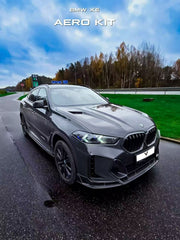 BMW X6 M60I xDrive40i G06 LCI 2024-ON with Aftermarket Parts - PT Front Bumper Upper Valences Pre-preg Carbon Fiber from Ventus Veloce