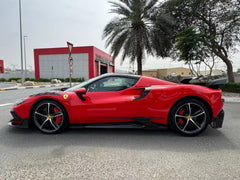 Ferrari 296 GTB GTS with Aftermarket Parts - Side Skirts FRP / Carbon Fiber from Ventus Veloce