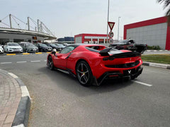 Ferrari 296 GTB GTS with Aftermarket Parts - Full Body Kit Package FRP / Carbon Fiber from Ventus Veloce