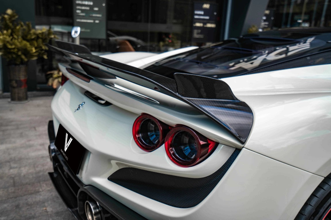 F8 Wing Ferrari F8 Tributo Spider Aftermarket Parts - Ventus Veloce Rear ...