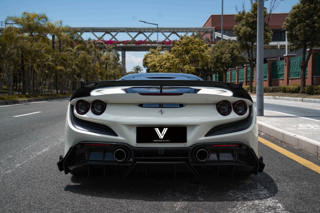 Ferrari F8 Tributo Spider Aftermarket Parts - Ventus Veloce Rear ...