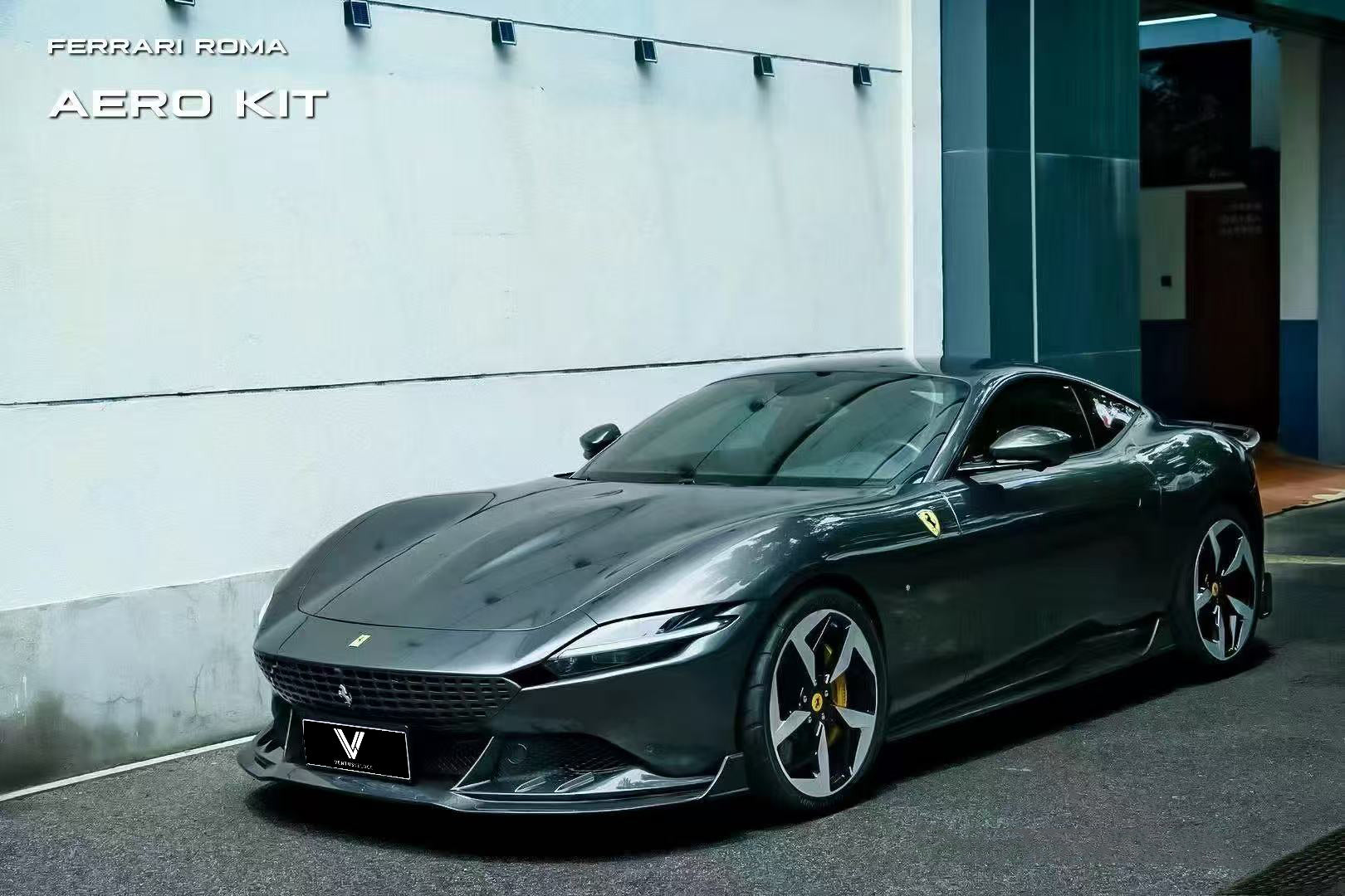 Ferrari Roma Coupe 2020 2021 2022 2023 2024 & Spider 2023 2024 2025 2026 with Aftermarket Parts - Carbon Fiber from Ventus Veloce