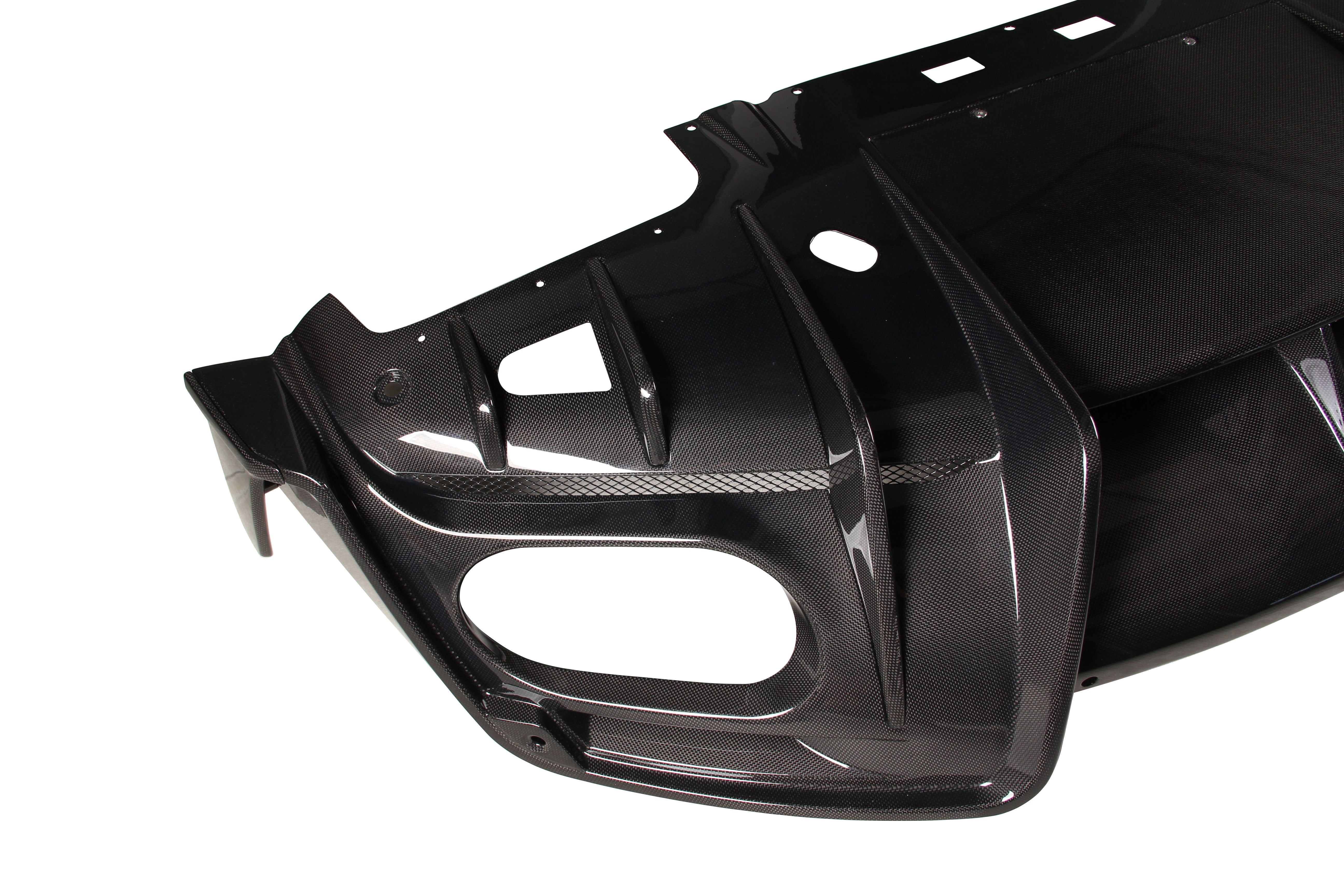 Ferrari Roma Coupe 2020 2021 2022 2023 2024 & Spider 2023 2024 2025 2026 with Aftermarket Parts - Rear Diffuser Carbon Fiber from Ventus Veloce