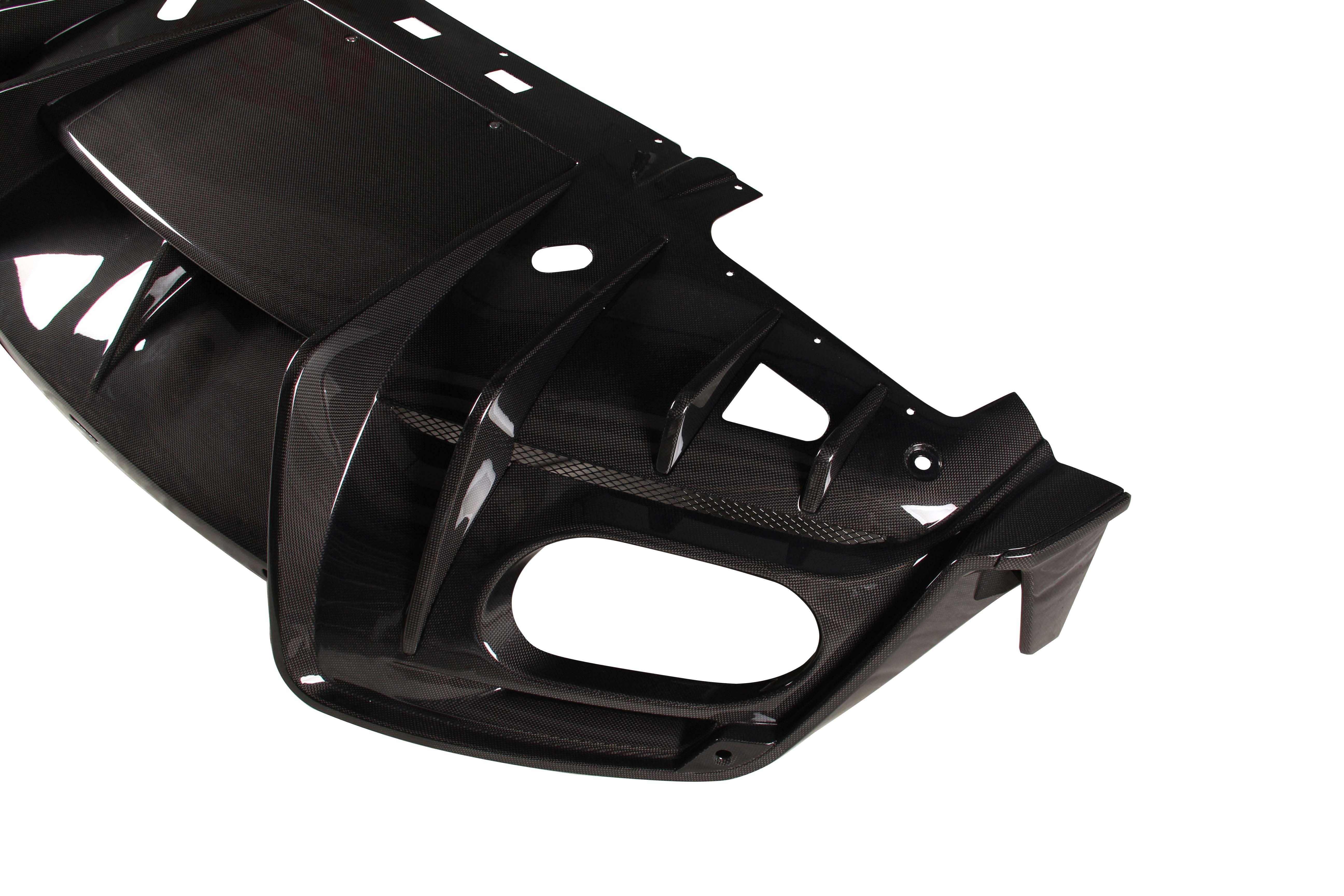 Ferrari Roma Coupe 2020 2021 2022 2023 2024 & Spider 2023 2024 2025 2026 with Aftermarket Parts - Rear Diffuser Carbon Fiber from Ventus Veloce