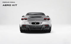 Ferrari Roma Coupe 2020 2021 2022 2023 2024 with Aftermarket Parts - Rear Lip Spoiler Carbon Fiber from Ventus Veloce
