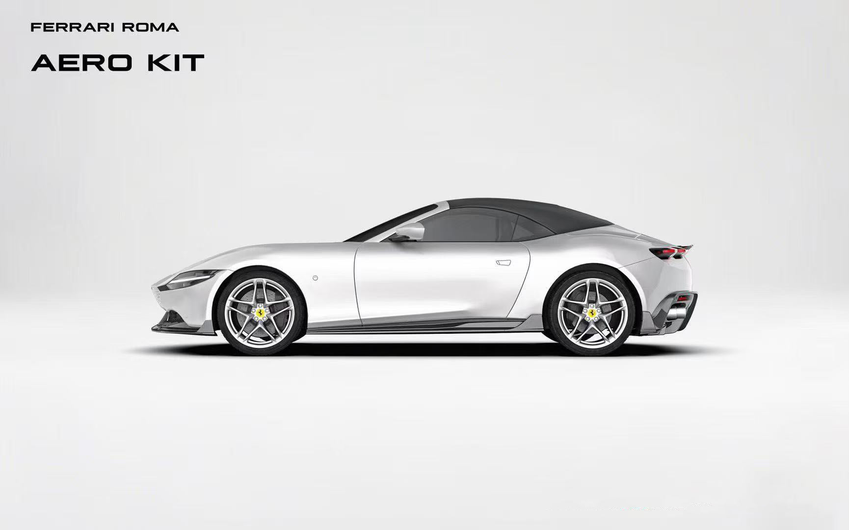 Ferrari Roma Coupe 2020 2021 2022 2023 2024 & Spider 2023 2024 2025 2026 with Aftermarket Parts - Carbon Fiber from Ventus Veloce