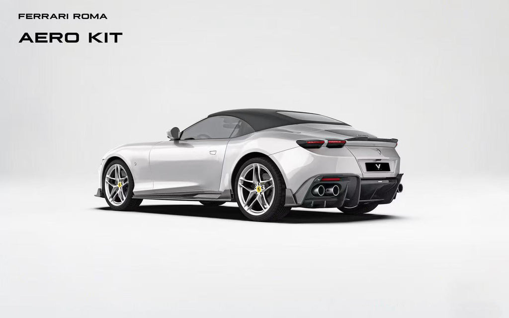 Ferrari Roma Coupe 2020-2024 Aftermarket Parts - Ventus Veloce Rear Lip ...
