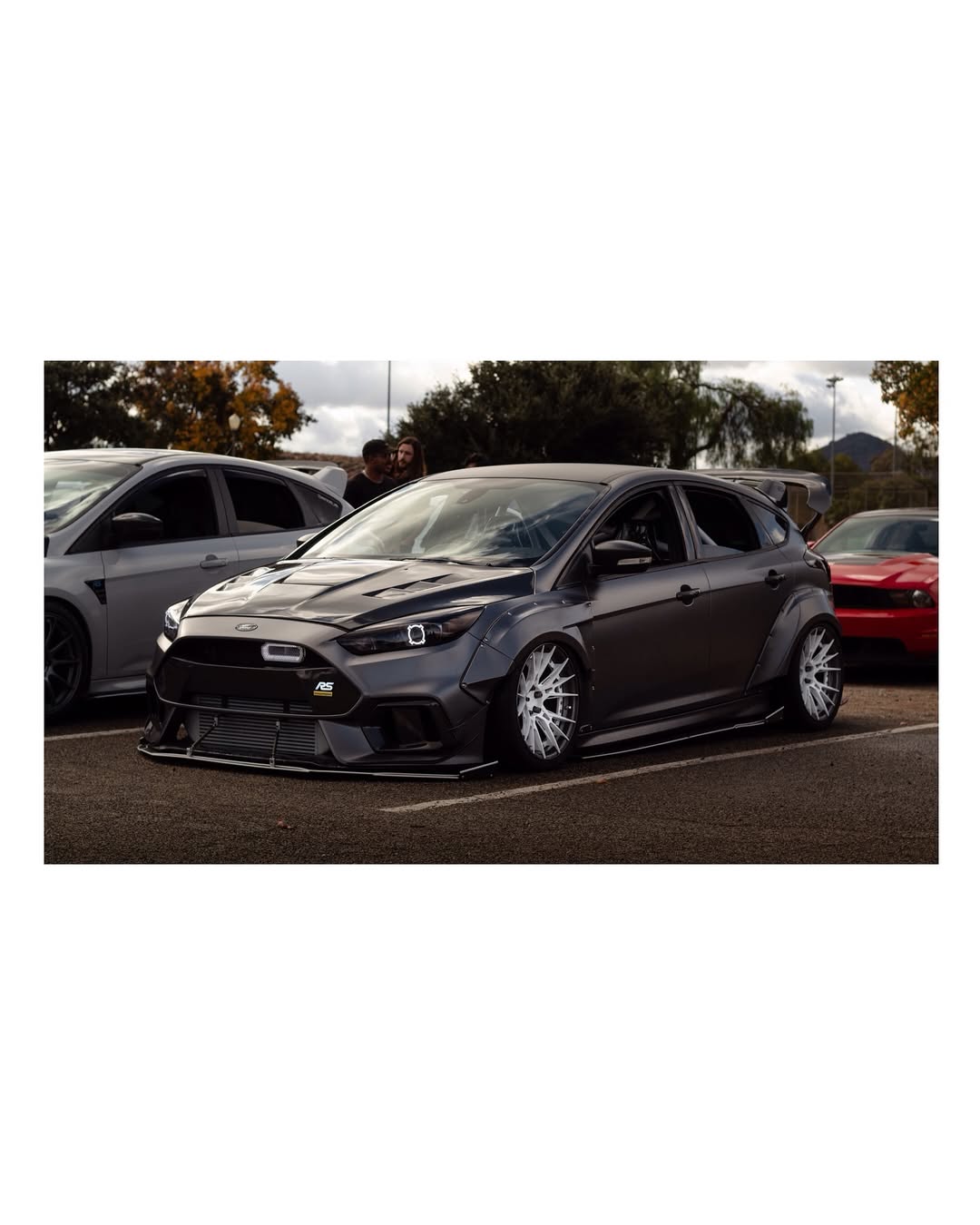 Ventus Veloce Carbon Fiber 2016 2017 2018 Ford Focus RS Fog Light Brackets - Performance SpeedShop