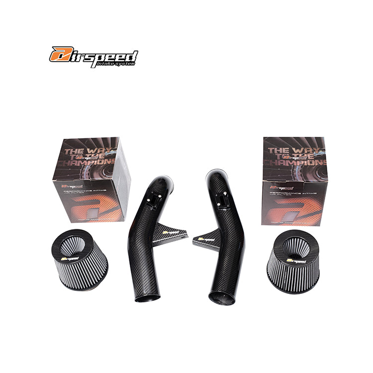 Nissan GTR 2008 2009 2010 2011 2012 2013 2014 2015 2016 2017 2018 2019 2020 2021 2022 2023 2024 with Aftermarket Parts - Air Intake Systems Pre-preg Carbon Fiber from Ventus Veloce