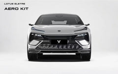 Lotus Eletre 2023 2024 with Aftermarket Parts - PK Style Front Bumper Outer & Inner Trim Pre-preg Carbon Fiber from Ventus Veloce