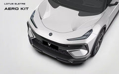Lotus Eletre 2023 2024 with Aftermarket Parts - PK Style Front Lip Pre-preg Carbon Fiber from Ventus Veloce