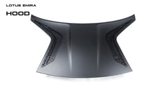 Lotus Emira 3.6 V6 2.0 Four-cylinder 2022-ON with Aftermarket Parts - Hood Pre-preg Carbon Fiber from Ventus Veloce