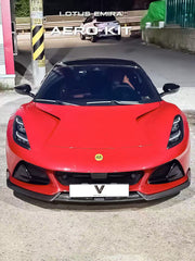Lotus Emira 3.6 V6 2.0 Four-cylinder 2022-ON with Aftermarket Parts - Front Lip Pre-preg Carbon Fiber from Ventus Veloce