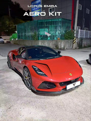 Lotus Emira 3.6 V6 2.0 Four-cylinder 2022-ON with Aftermarket Parts - Front Lip Pre-preg Carbon Fiber from Ventus Veloce