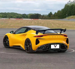 Lotus Emira 3.6 V6 2.0 Four-cylinder 2022-ON with Aftermarket Parts - Rear Diffuser Pre-preg Carbon Fiber from Ventus Veloce