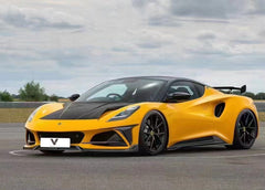 Lotus Emira 3.6 V6 2.0 Four-cylinder 2022-ON with Aftermarket Parts - Side Skirts Pre-preg Carbon Fiber from Ventus Veloce