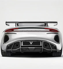 Lotus Emira 3.6 V6 2.0 Four-cylinder 2022-ON with Aftermarket Parts - Rear Diffuser Pre-preg Carbon Fiber from Ventus Veloce
