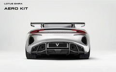 Lotus Emira 3.6 V6 2.0 Four-cylinder 2022-ON with Aftermarket Parts - Rear Spoiler Wing Pre-preg Carbon Fiber from Ventus Veloce