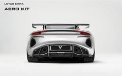 Lotus Emira 3.6 V6 2.0 Four-cylinder 2022-ON with Aftermarket Parts - Rear Spoiler Wing Pre-preg Carbon Fiber from Ventus Veloce